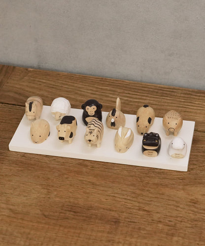 十二生肖擺件套裝（十二生肖+底座）