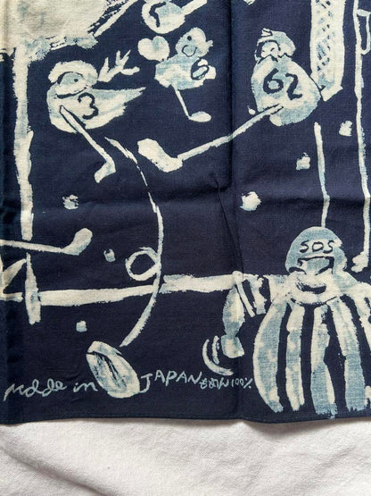 45R インディゴバンダナ (新品、未使用)