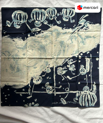 45R インディゴバンダナ (新品、未使用)