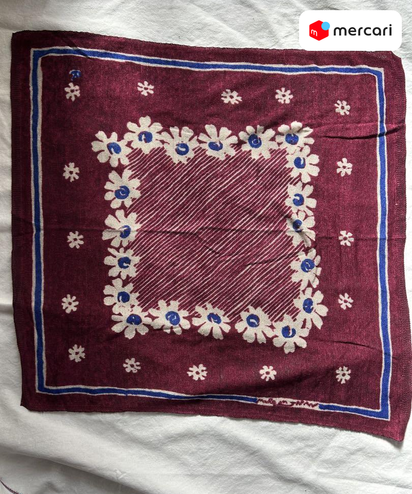 45R 花柄バンダナ　新品未使用 (新品、未使用)