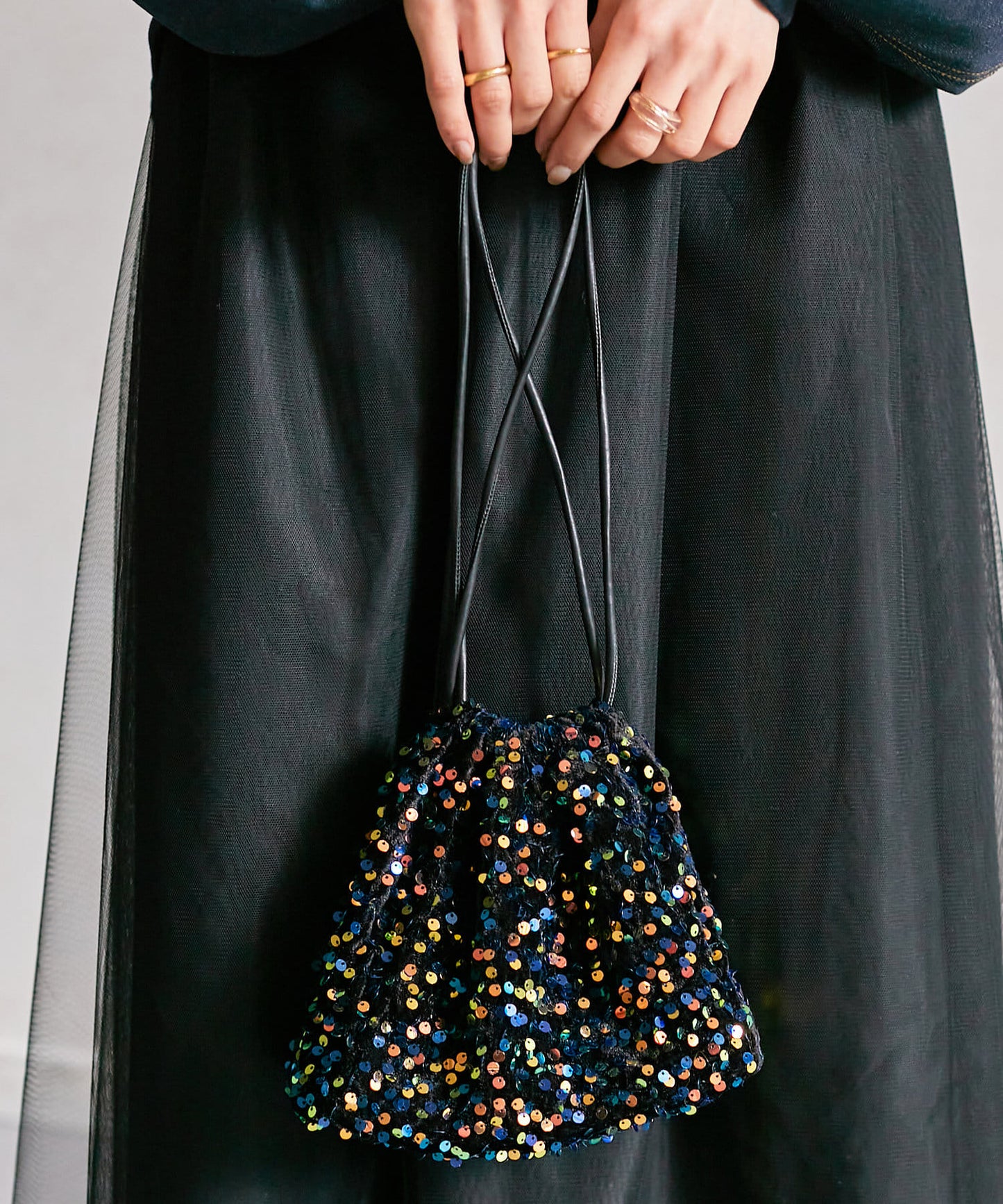 亮片提包