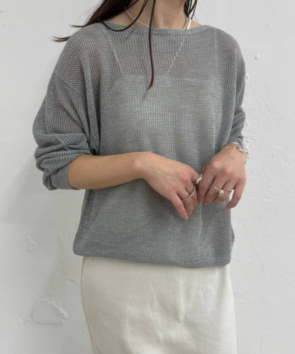 2WAY網眼針織開衫