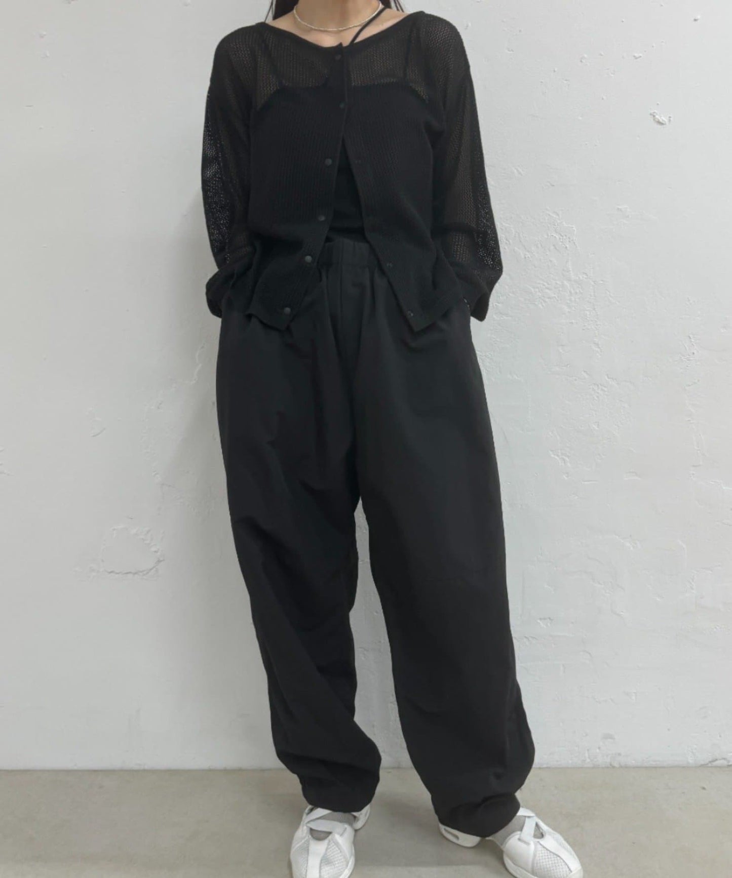 2WAY網眼針織開衫