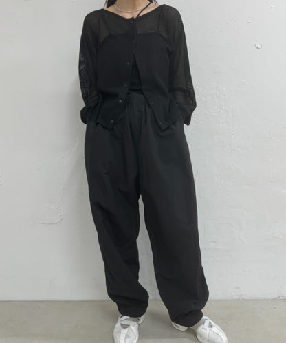 2WAY網眼針織開衫