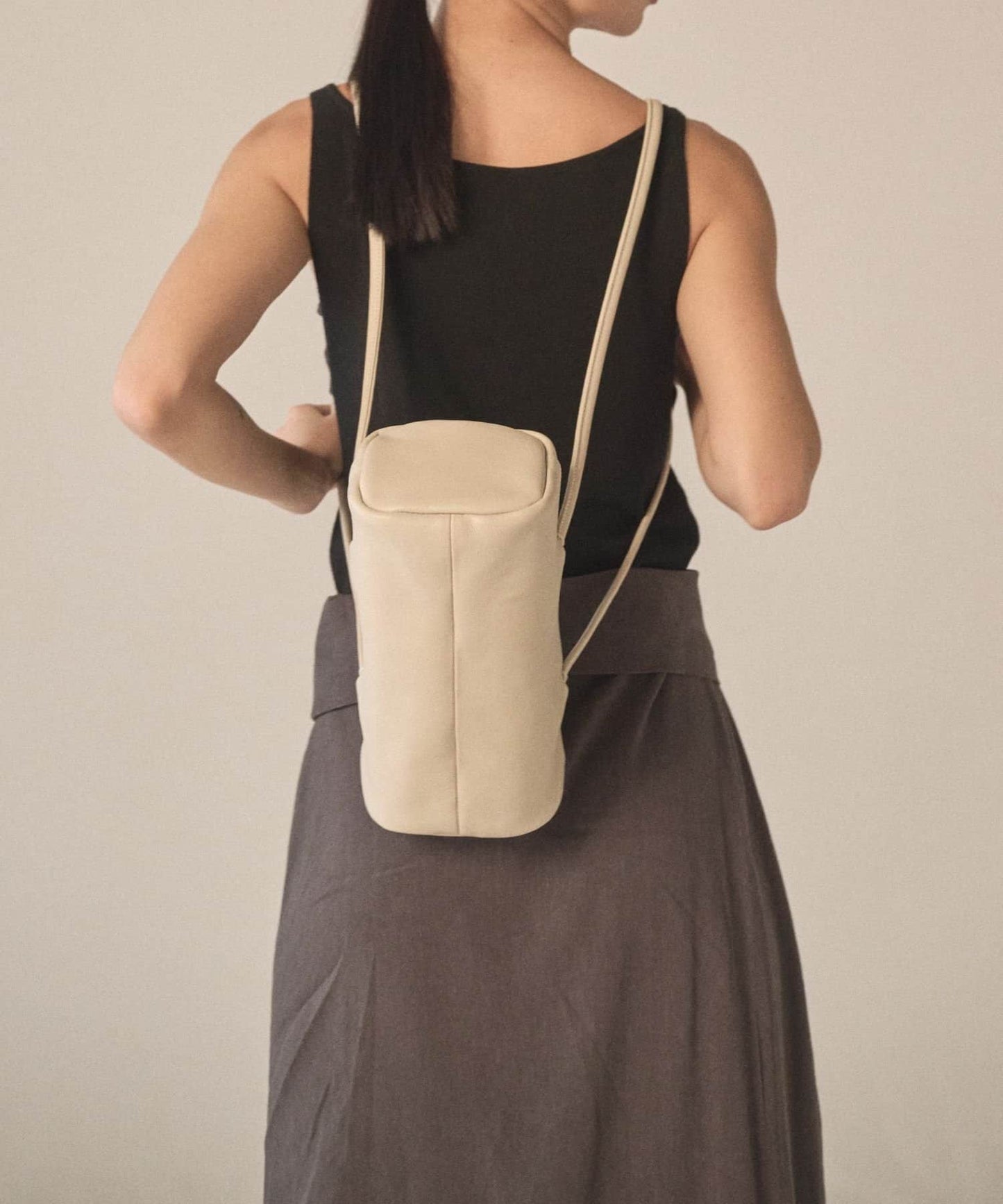 《韓國發/本革/潮流》【YURT(尤爾特)】TOMM盒子肩揹包