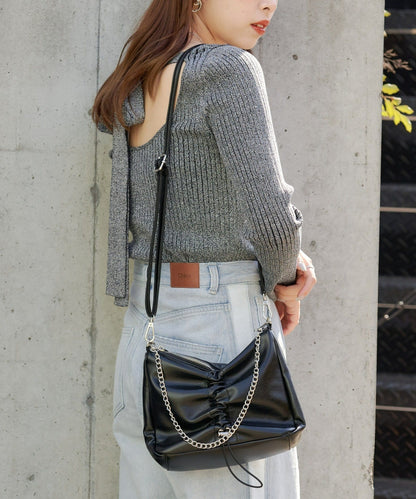 【2024SS】鏈條掉落迷你肩揹包