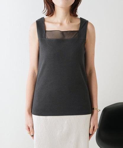 【C′NOTE/筆記】透視拼接方形背心