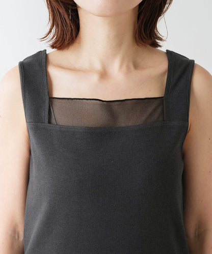 【C′NOTE/筆記】透視拼接方形背心