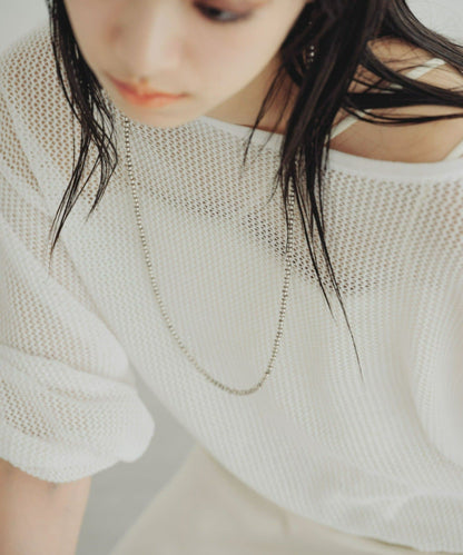 2WAY網眼針織開衫