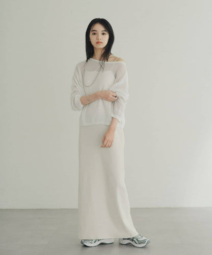 2WAY網眼針織開衫