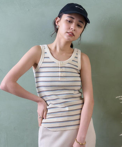 華夫格紋雙面穿背心