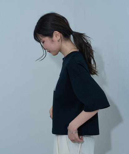 12/天竺箔印花T恤