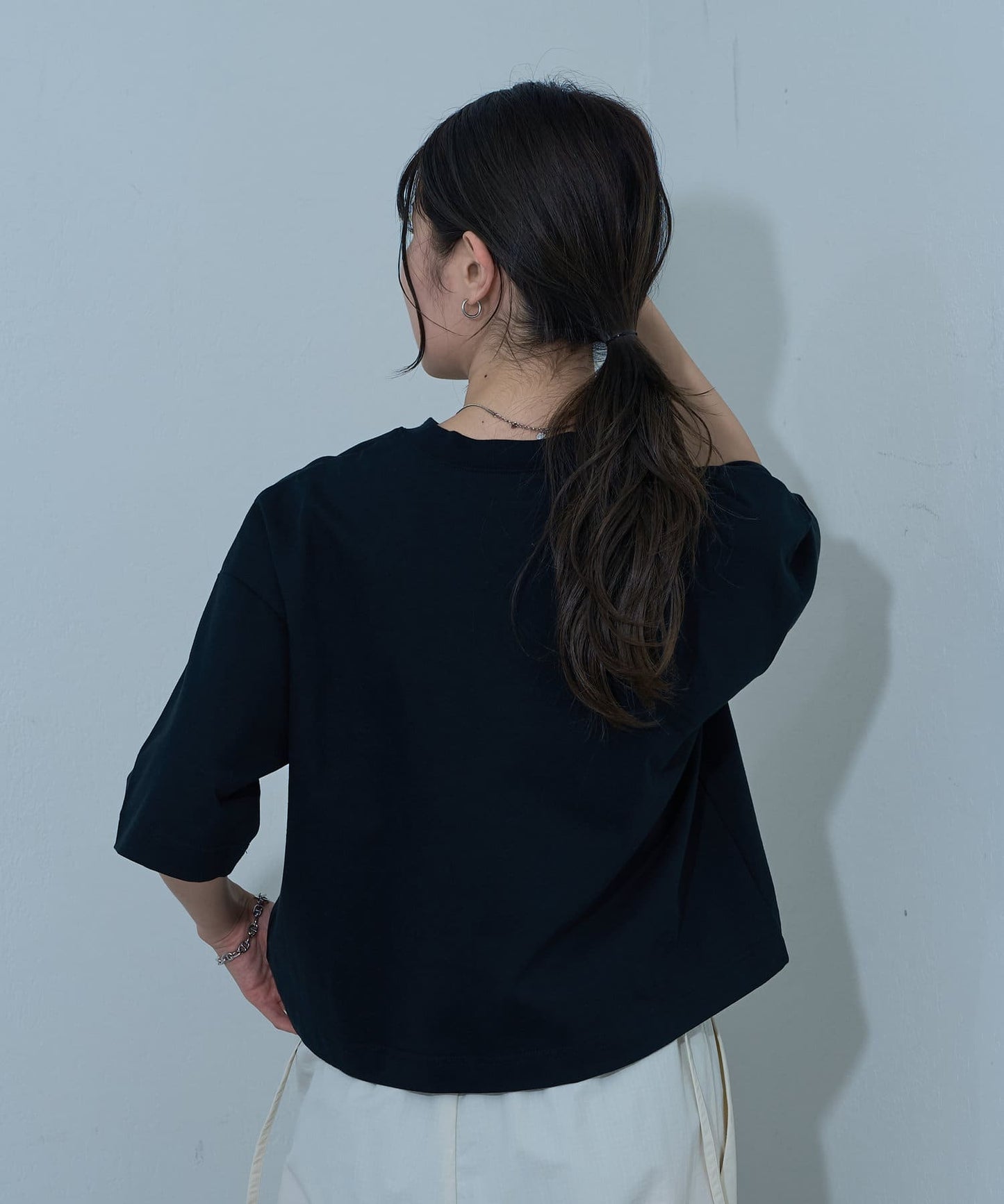 12/天竺箔印花T恤