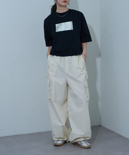 12/天竺箔印花T恤