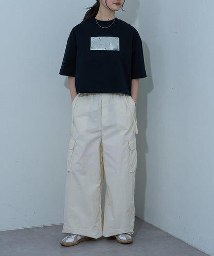 12/天竺箔印花T恤