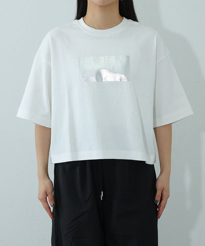 12/天竺箔印花T恤