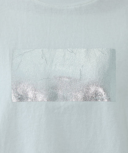 12/天竺箔印花T恤