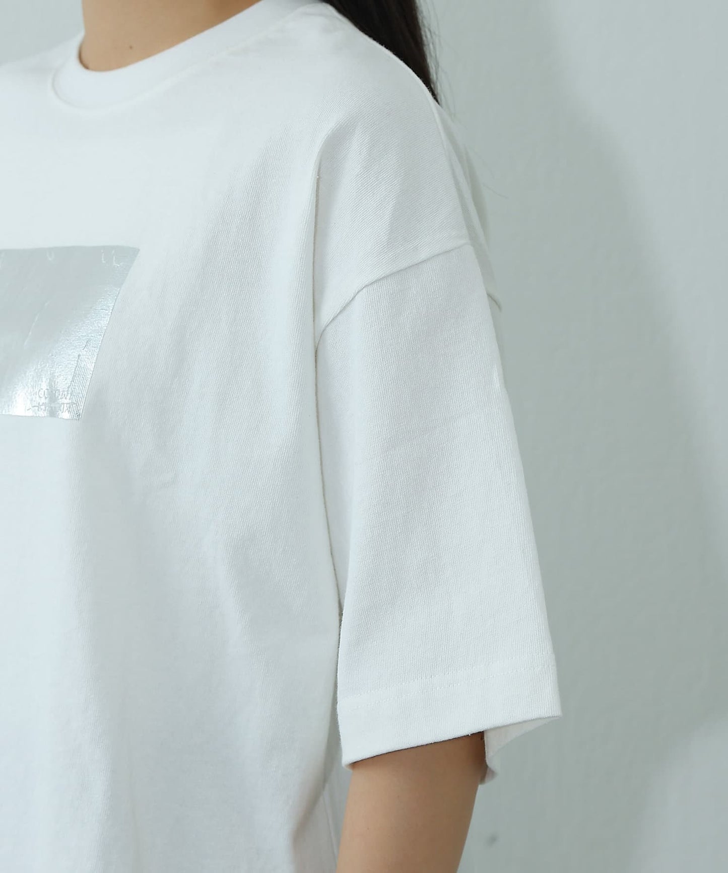 12/天竺箔印花T恤