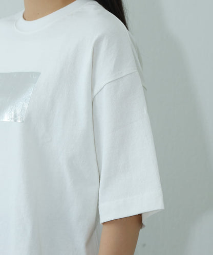 12/天竺箔印花T恤