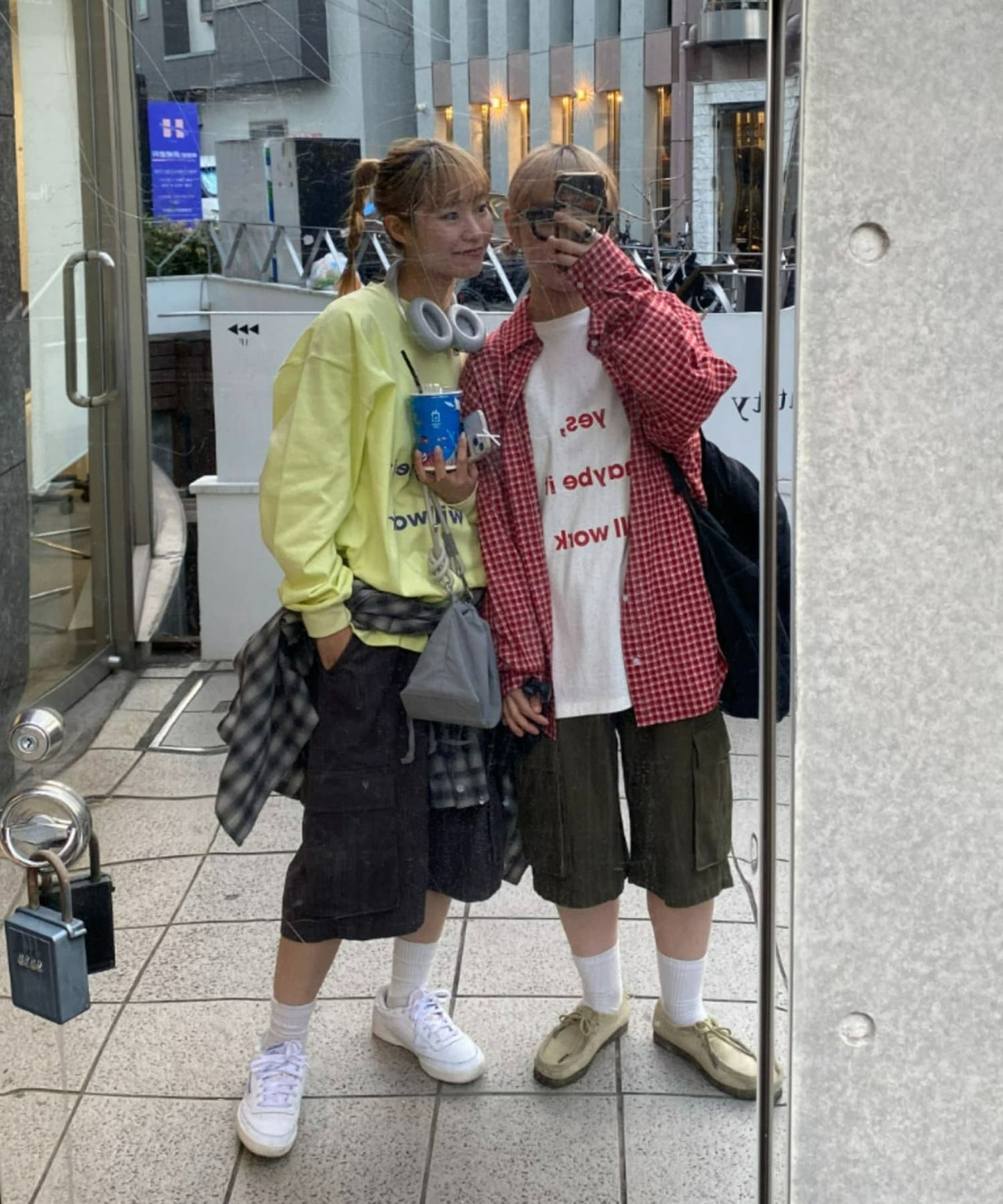 【UNISEX】半身貨物褲