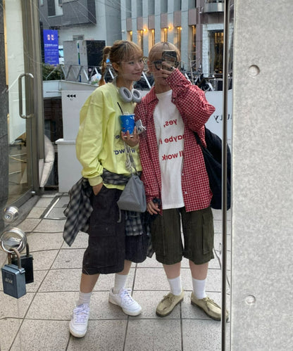 【UNISEX】半身貨物褲