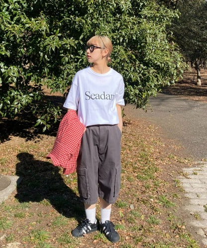 【UNISEX】半身貨物褲
