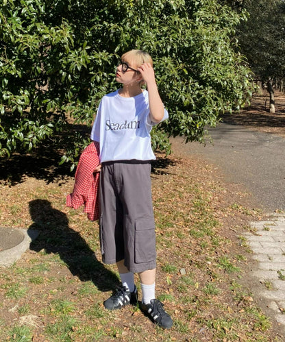 【UNISEX】半身貨物褲