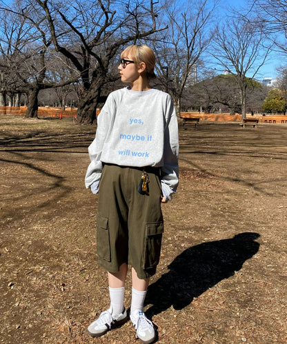 【UNISEX】半身貨物褲