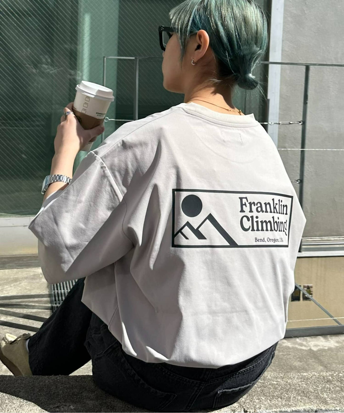 【Franklin Climbing】圖形背部Logo短袖T恤