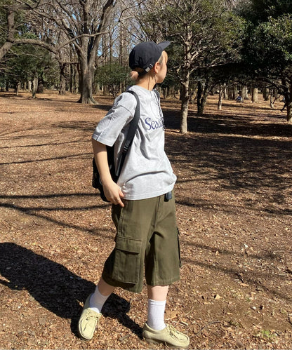 【UNISEX】半身貨物褲