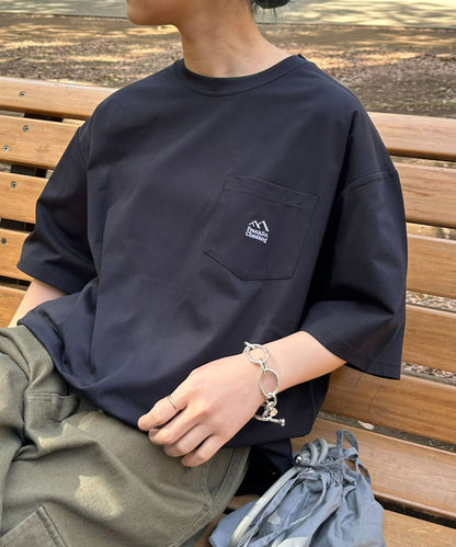 【Franklin Climbing】一點刺繡口袋短袖T恤