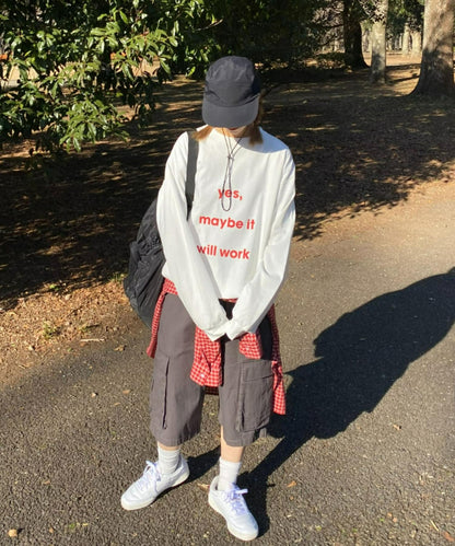 【UNISEX】半身貨物褲