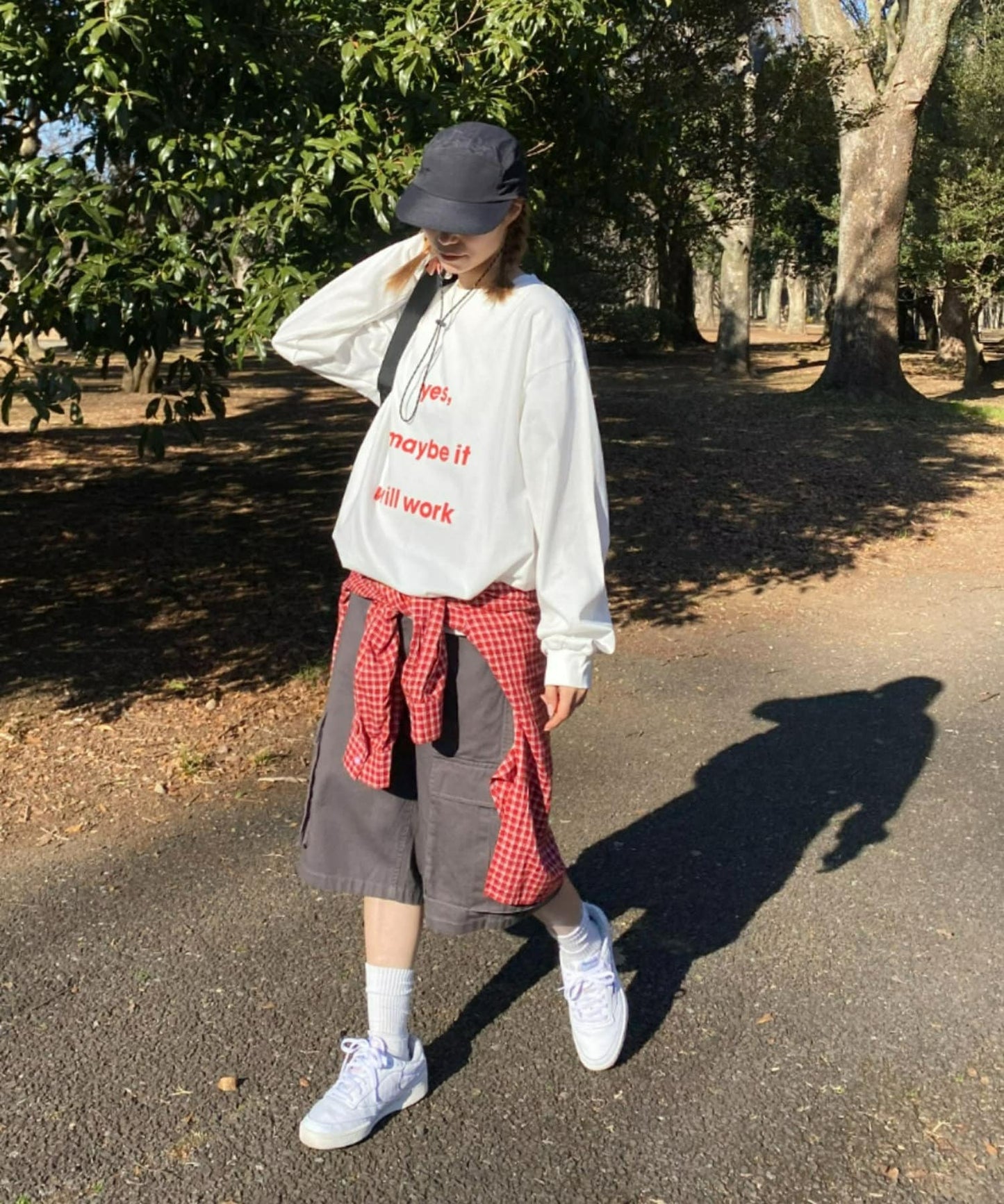 【UNISEX】半身貨物褲