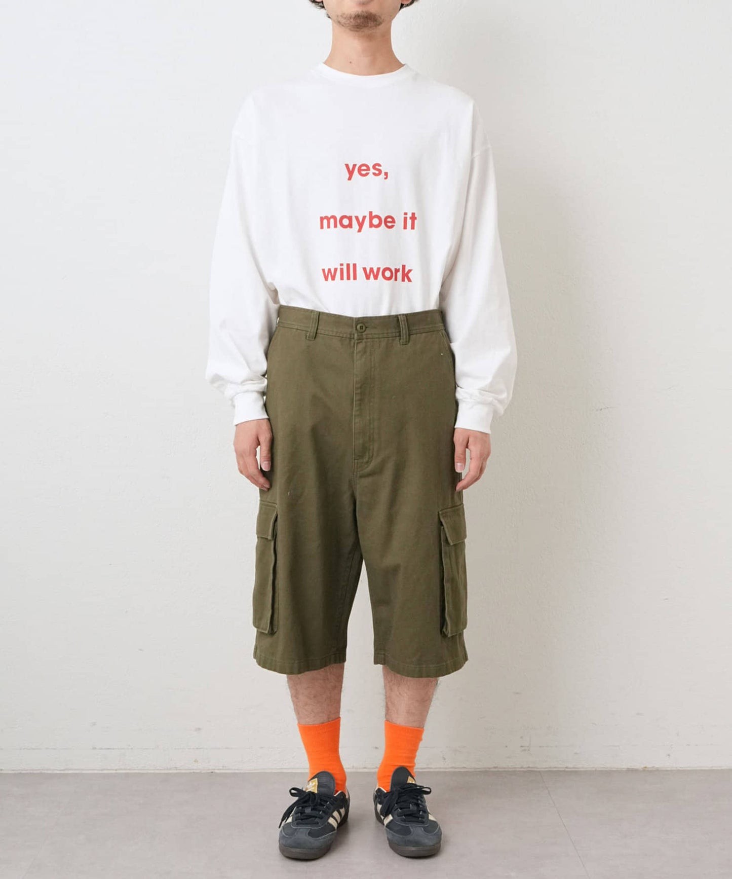 【UNISEX】半身貨物褲