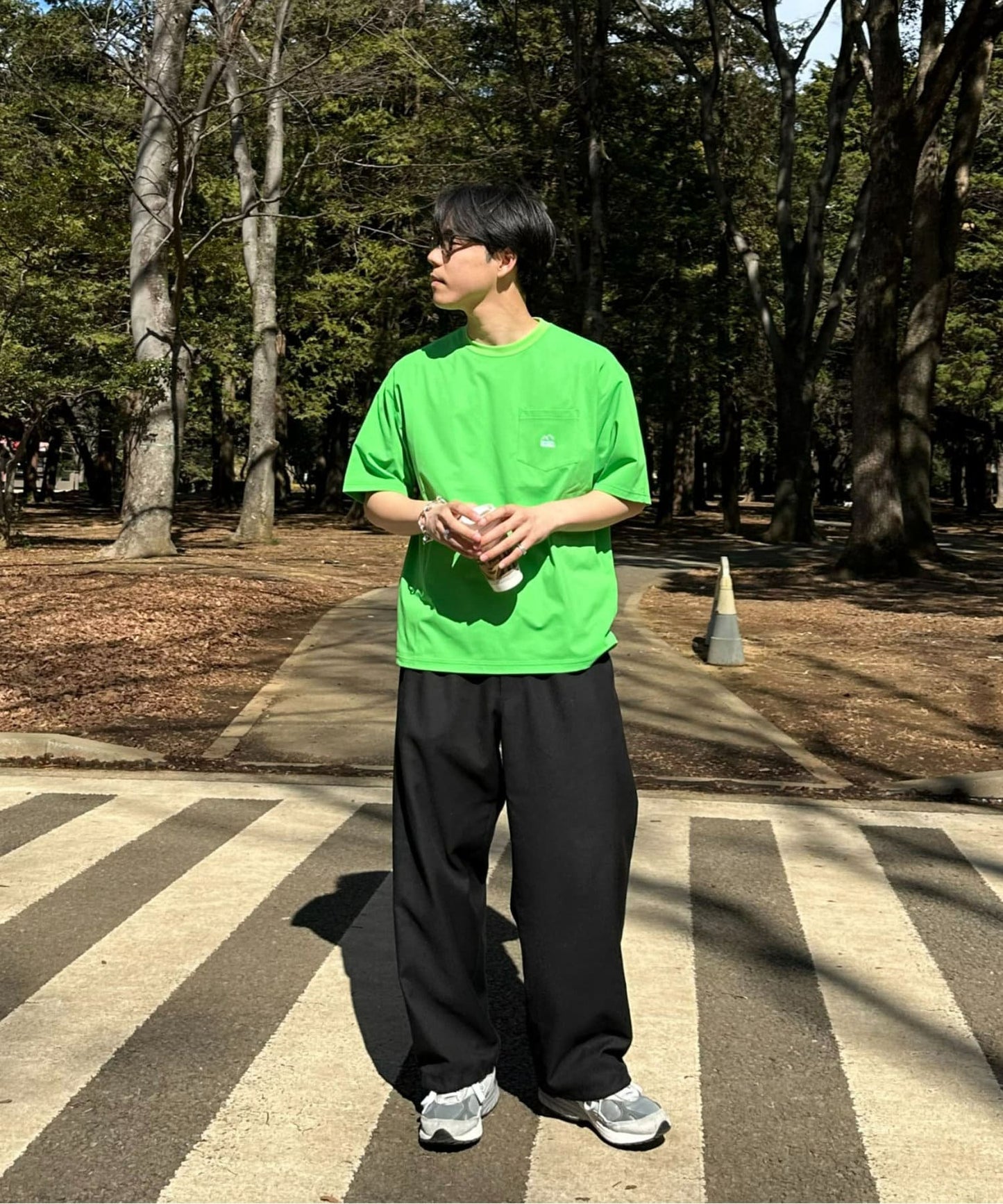 【Franklin Climbing】一點刺繡口袋短袖T恤