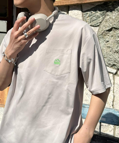 【Franklin Climbing】一點刺繡口袋短袖T恤