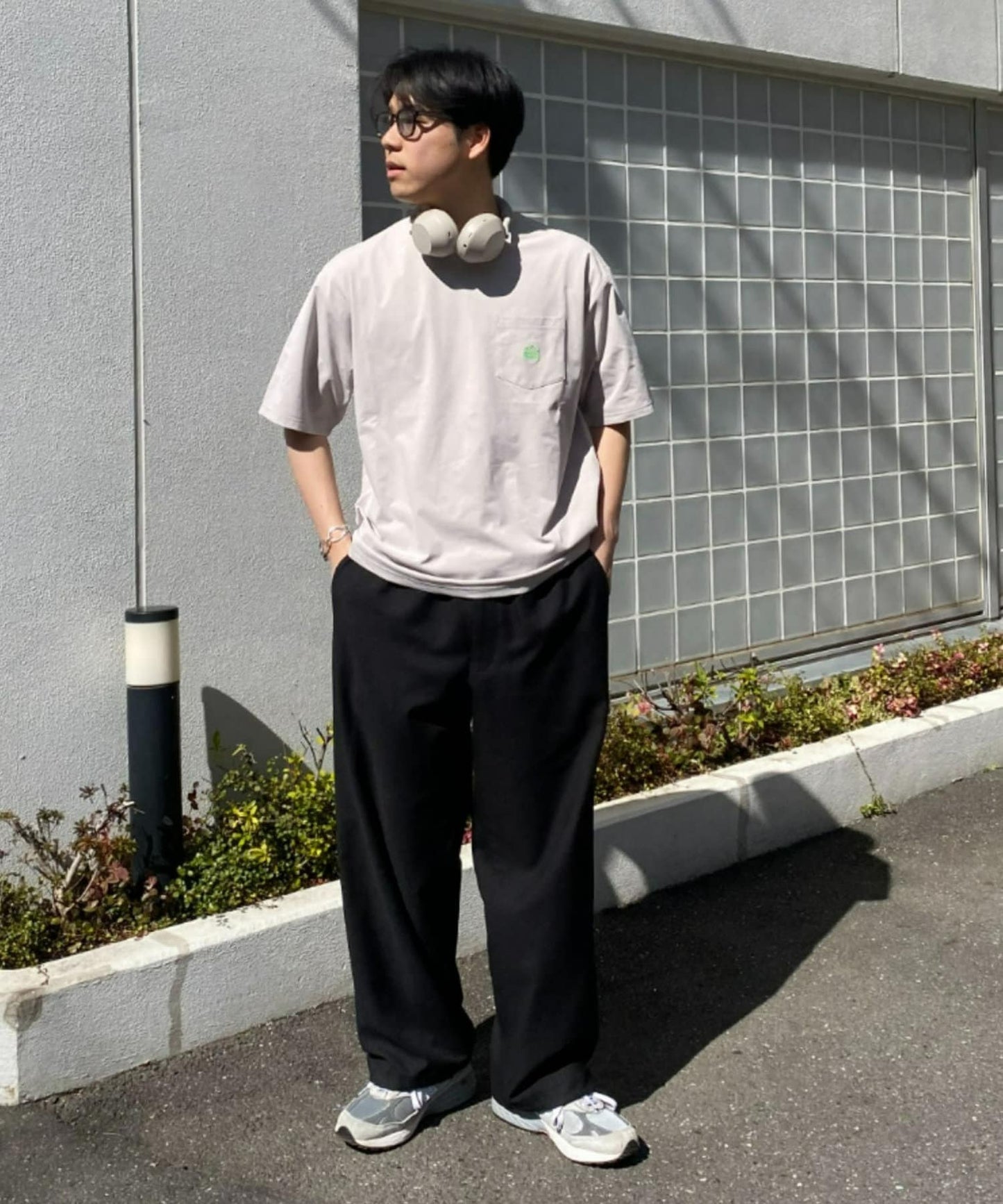 【Franklin Climbing】一點刺繡口袋短袖T恤