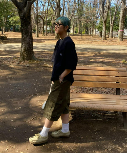 【Franklin Climbing】一點刺繡口袋短袖T恤