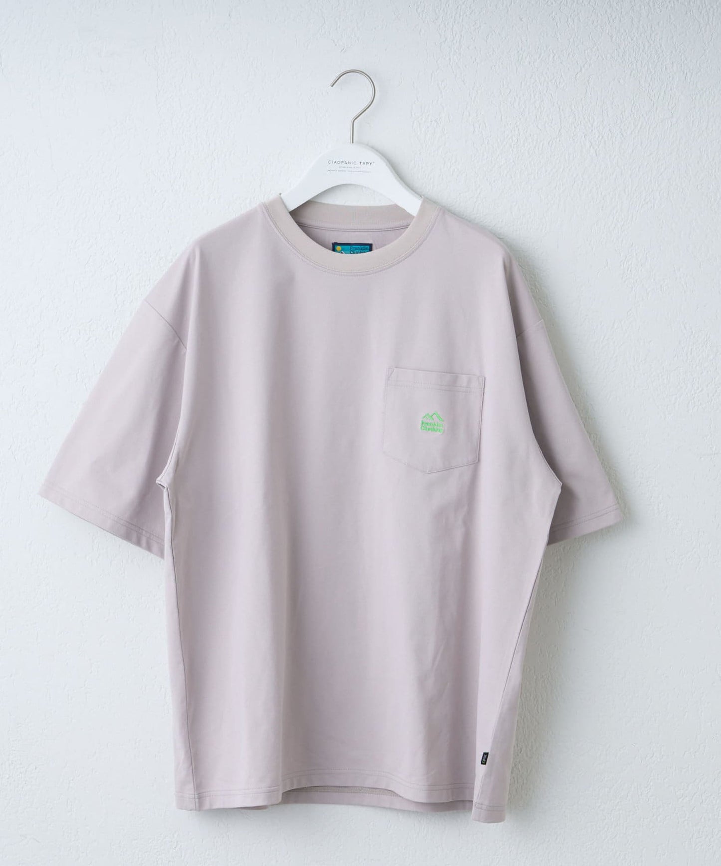 【Franklin Climbing】一點刺繡口袋短袖T恤