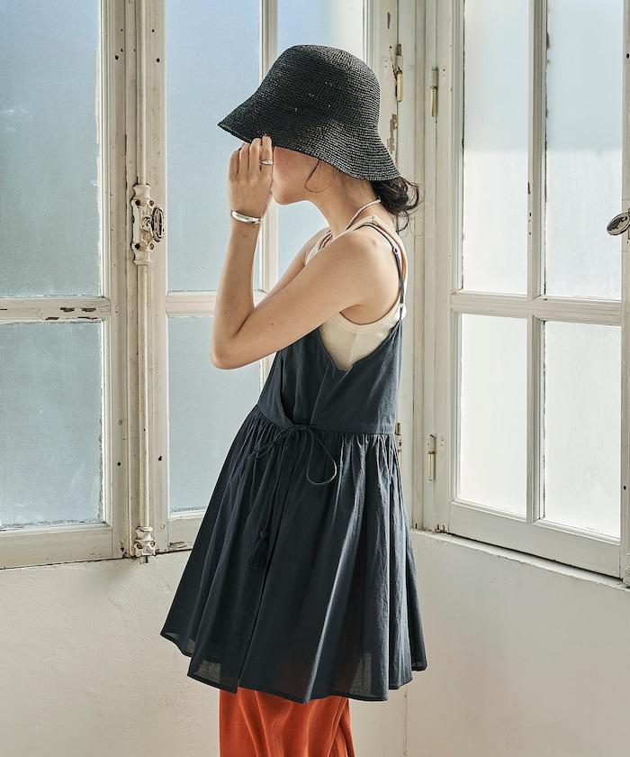 印度卡什米爾吊帶長款束腰襯衫