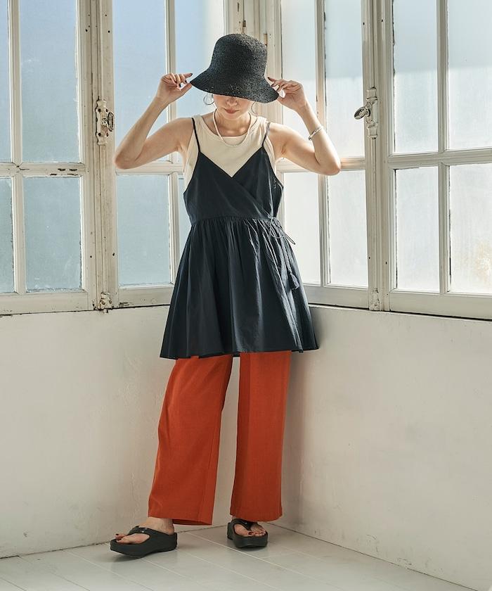 印度卡什米爾吊帶長款束腰襯衫