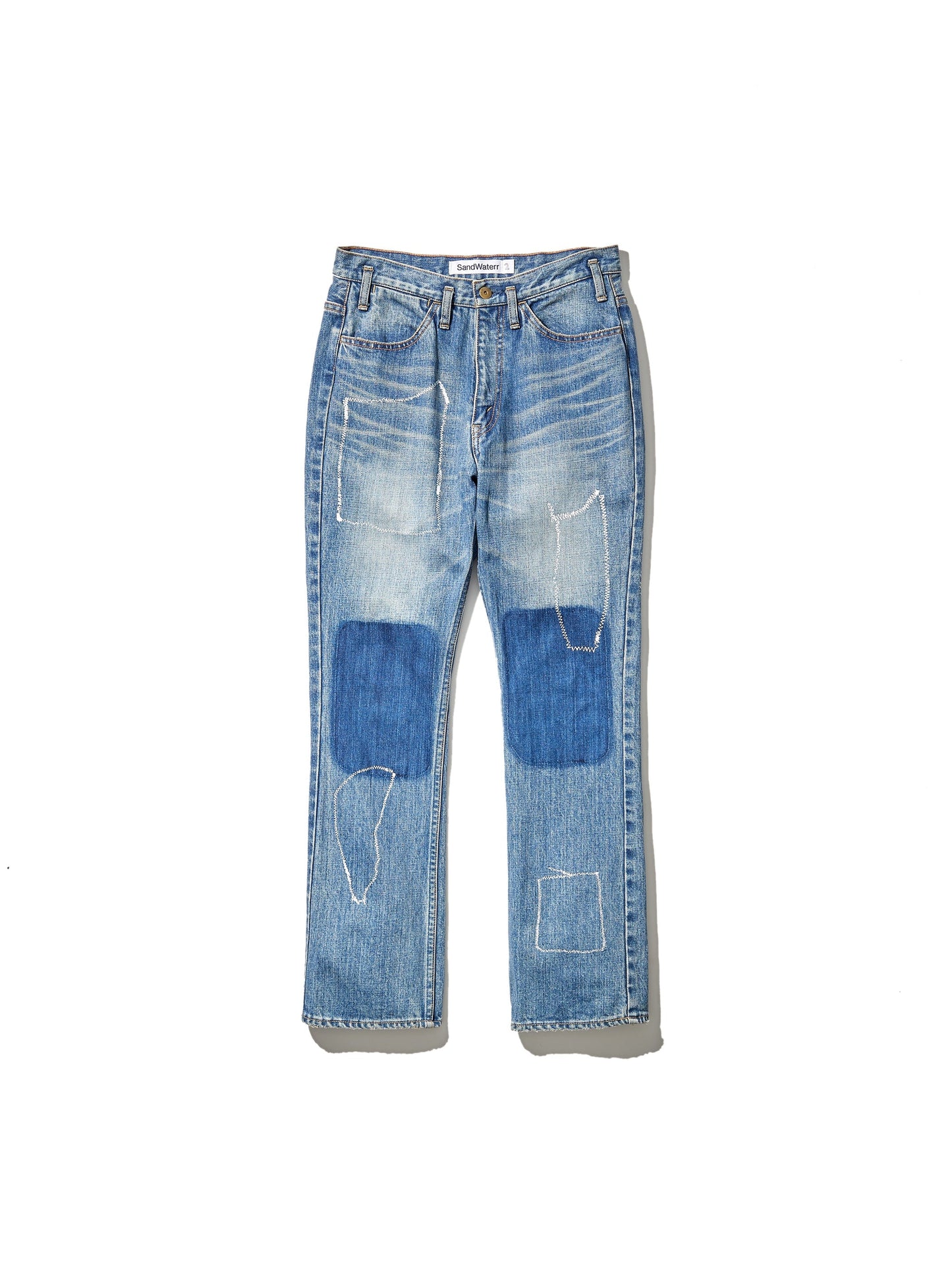 RESEARCHED 5P JEANS/ 12.5 oz DENIM / SASHIKO