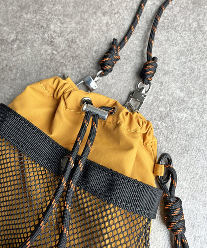 尼龍網格帆布迷你單肩包