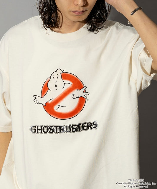 GHOSTBUSTERS/鬼滅組 絨布印花 短袖T恤/半袖