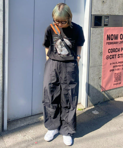 【限定】月球撞擊坑Logo印花T恤