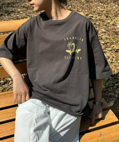 【Franklin Climbing】鬥牛犬滑板短袖T恤