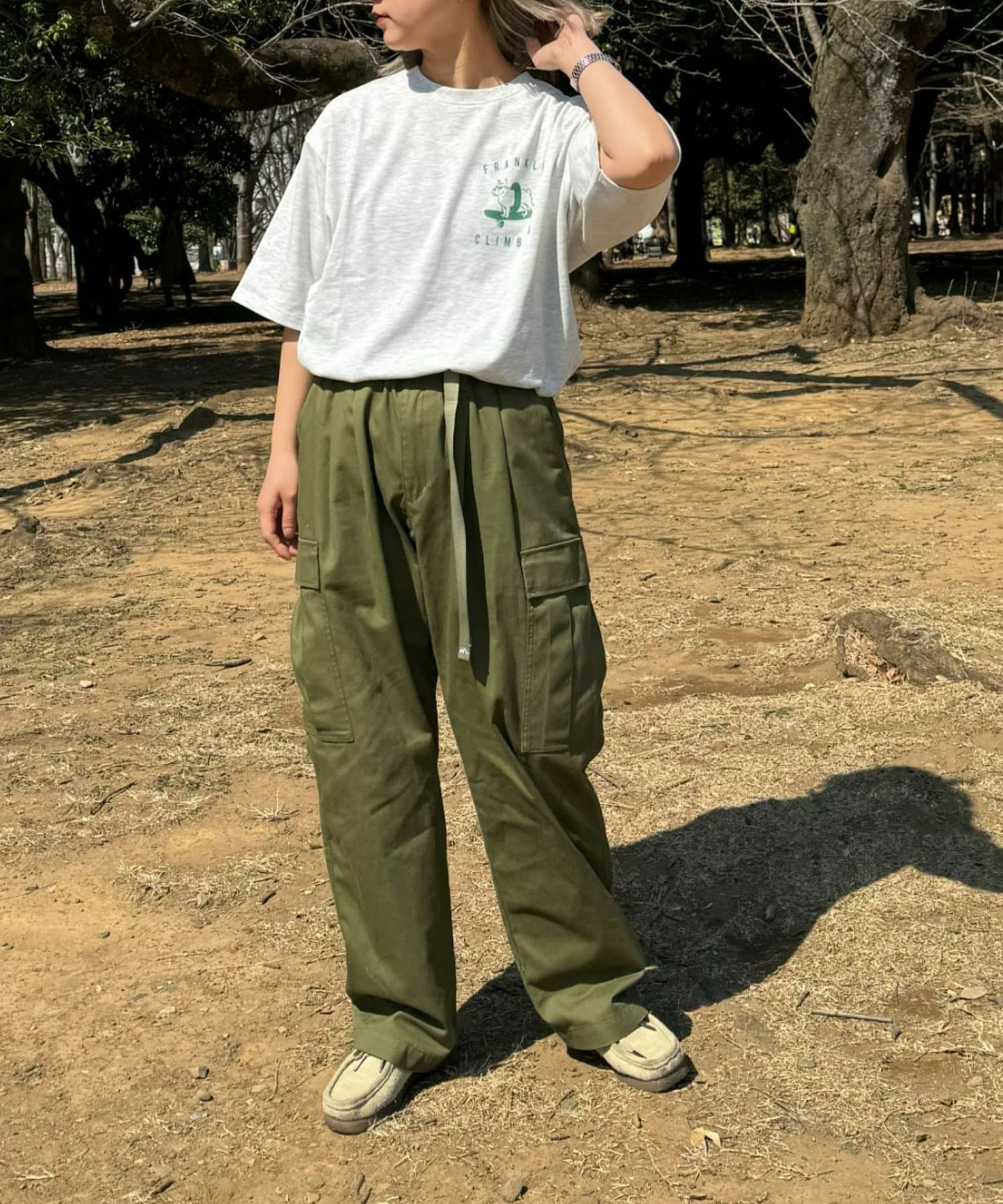 【Franklin Climbing】鬥牛犬滑板短袖T恤