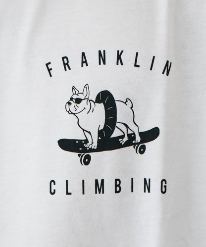 【Franklin Climbing】鬥牛犬滑板短袖T恤