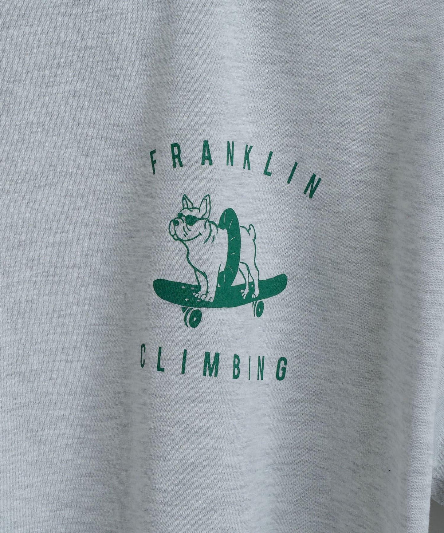 【Franklin Climbing】鬥牛犬滑板短袖T恤