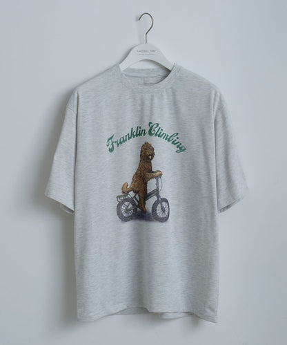 【Franklin Climbing】拉布拉多犬&電動自行車短袖T恤